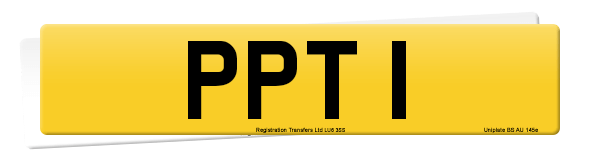 Registration number PPT 1
